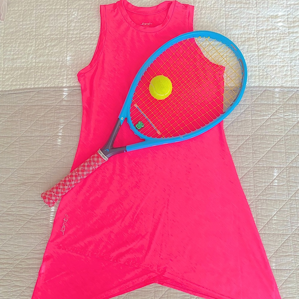 JoFit pink tennis pickleball golf dress
